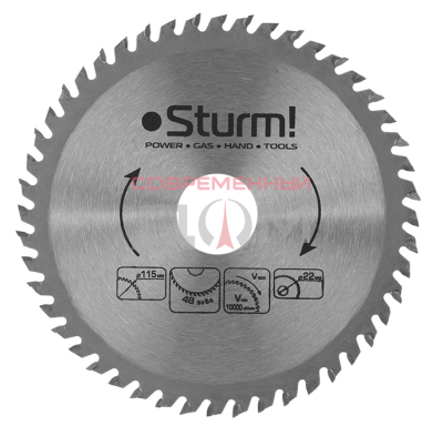 Диск пильный STURM 9020-115-22-48Т 115х22х48